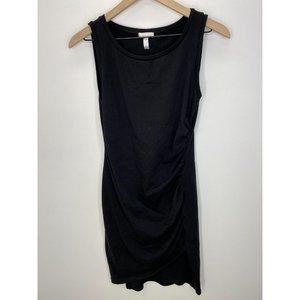 Eith Crew Neck Sleeveless Midi Dress Black Size M